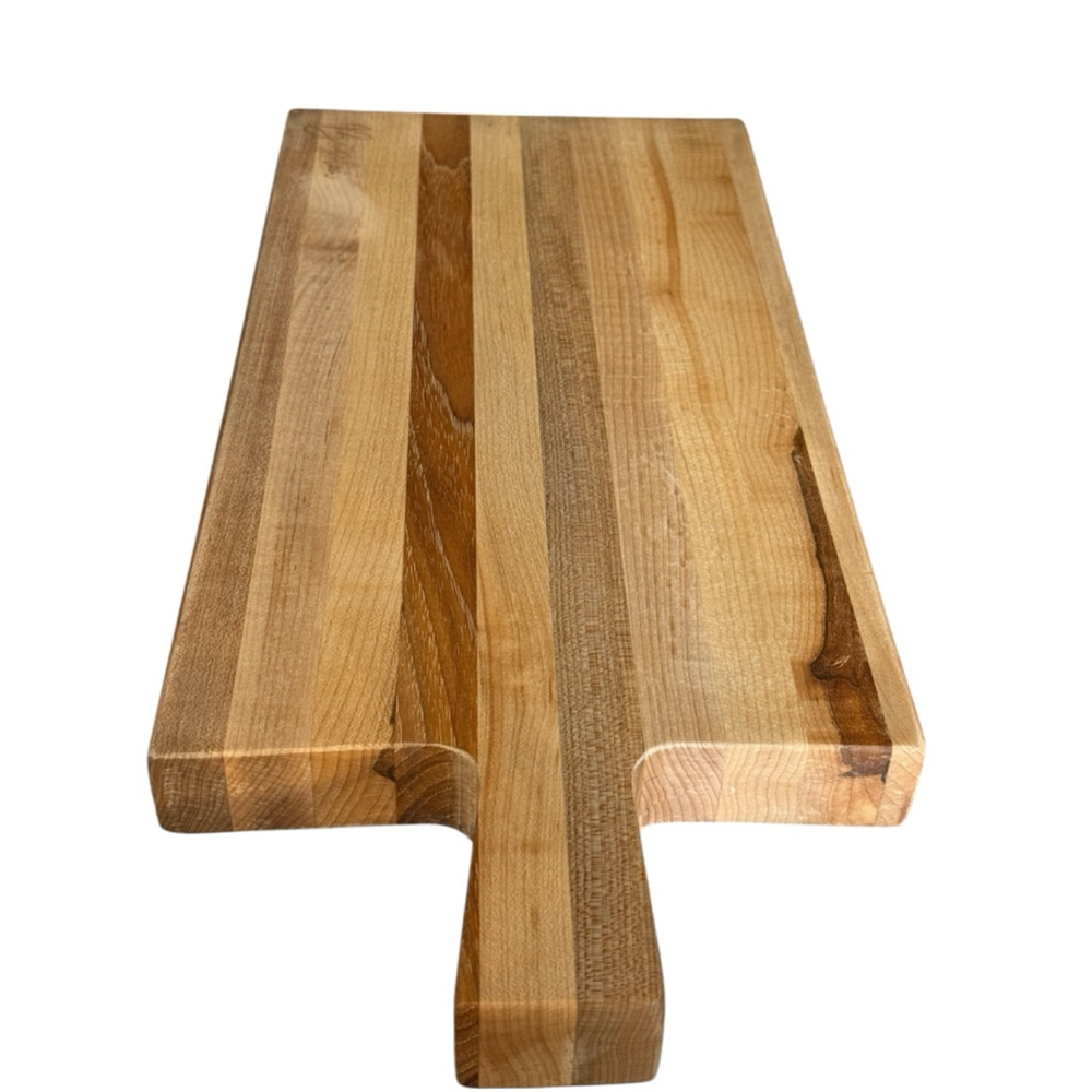 Bigelow Build Design Wood Cutting Board Beige Brown 18x9 NEW